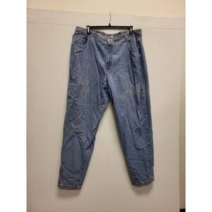 Venezia Jeans Womens Denim Jeans Size 42x32 Light Wash Blue Casual Pants